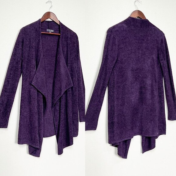 Barefoot Dreams Bamboo Cozy Chic Lite Calypso Wrap Cardigan Purple Size S/M $110 - Picture 4 of 15